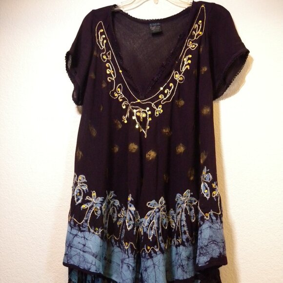 California Woman Boho Flowy Top - Picture 5 of 15
